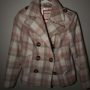 Plaid Peacoat